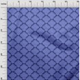thumbnail image 3 of oneOone Georgette Viscose Dark Blue Fabric Asian Block Print Craft Projects Decor Fabric Printed By The Yard 42 Inch Wide, 3 of 4