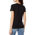 thumbnail image 2 of Hanes T-Shirt à Manches Courtes Col en V pour Femmes, G, Mandala Libellule/noir, 2 of 2
