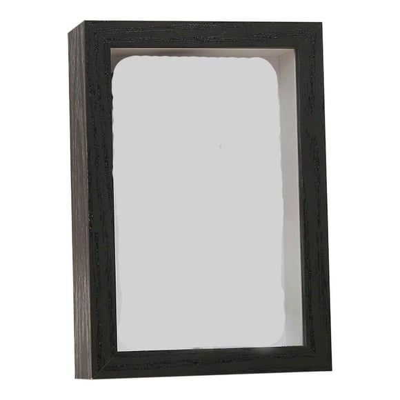 TopLLC Shadow Box Frame 6X4IN Memory Box Picture Frame Display Case For Bouquet Photos Keepsakes Medals Framed But Without Flowers