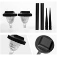 thumbnail image 4 of RKSTN Lights Super Bright Solar Lights Outdoor Impervious Lights (2pc), Dusk To First Light Up To 12 Hours Solar Powered Outdoor Walkway Garden Lights Auto On/Off, Sidewalk Lights, 4 of 8