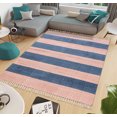 thumbnail image 4 of Casavani Handmade Home Decor Boho Area Rug, Pink 5x10 feet, 4 of 5
