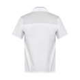 thumbnail image 2 of zdhoor Unisex Mens Womens Double-Breasted Chef Coat Cooks Jacket Chef Works Kitchen Cooking Uniform White Short Sleeve XL, 2 of 7