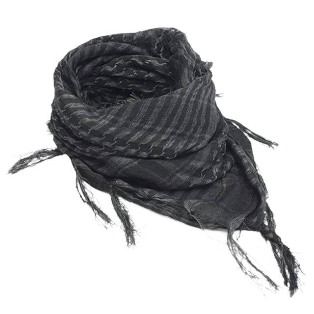 Scarf Unisex Lightweight Plaid Pattern Cotton Keffiyeh Scarf for Winter