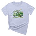 thumbnail image 4 of T-shirt de la Saint-Patrick pour Femmes Mode Col Rond Imprimé Manches Courtes T-shirt Décontracté Ample Hauts T-Shirts de la Saint-Patrick pour Femmes, 4 of 6