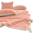 thumbnail image 2 of Dvkptbk Woolen Blanket Soft Bubble Fleece Blanket Warm and Soft Single Layer Double-Sided All-Season Solid Color Plush Blanket Bedding, 2 of 6