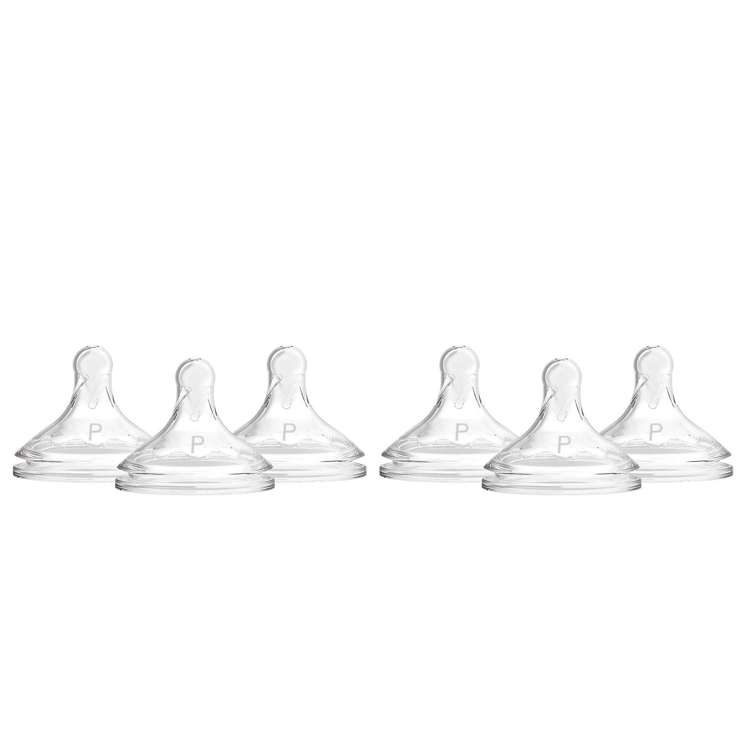 Dr. Brown's Natural Flow Options+ Wide-Neck Bottle Nipple, Preemie, 0m+, 6 Pack