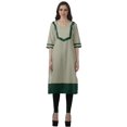 thumbnail image 2 of Moomaya Kurti de Designer Bollywood pour Femmes, Kurta Tunique Imprimée Longueur Genou, 2 of 6