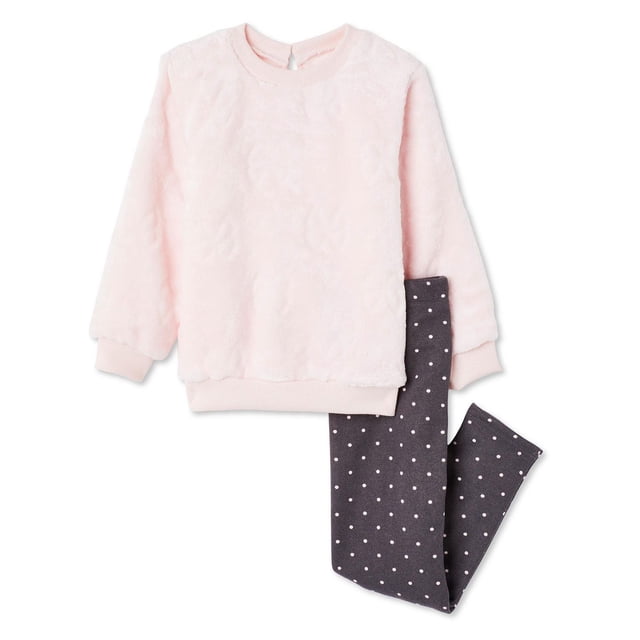 Ensemble 2 pièces en peluche George pour petites filles