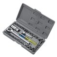 thumbnail image 2 of GROWTH TANK 40 Piece Drive Socket Set 1/4 and 3/8 Inch Tool Standard Ratchet Wrench Sleeve,, 2 of 5