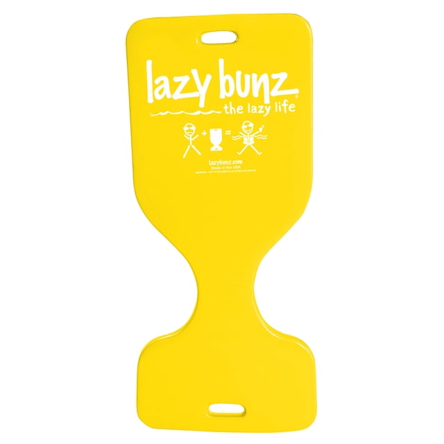 TRC Recreation Lazy Bunz Foam Saddle Swimming Pool Lounger Float, Yellow