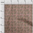 thumbnail image 1 of oneOone Cotton Poplin Fabric Floral & Paisley Block Print Sewing Fabric BTY 56 Inch Wide, 1 of 4