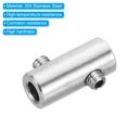 thumbnail image 4 of Unique Bargains 4mm Hole Wire Rope Clips Set, 2 Pcs Brass Double Holes Cable Clamps with M4 Hexagon Screws Spanner, Silver, 4 of 7
