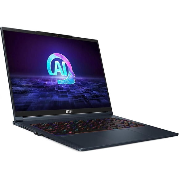 MSI Stealth 16 AI A1VIG-031CA 16" UHD+ 120Hz MiniLED Ultra Thin and Light Gaming Laptop Ultra9‑185H RTX4090 64GB DDR5 2TB SSD Win11 Pro