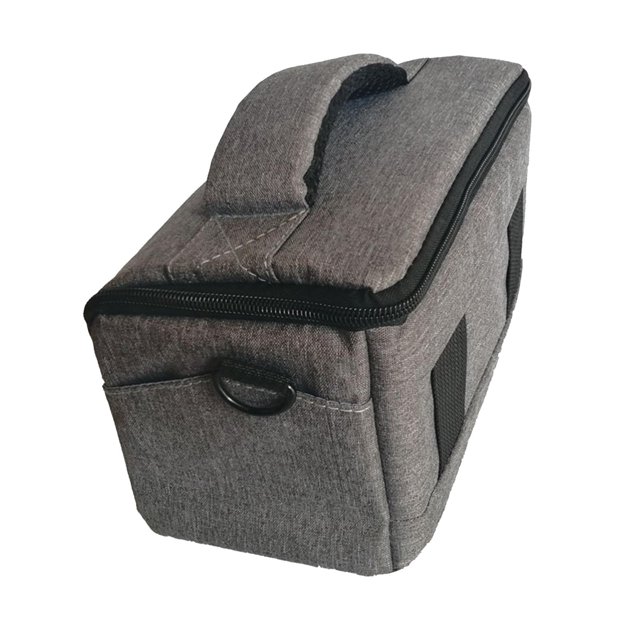 Camera Case Bag Nylon Professional Storage Hiking Camping Photographer Carrying Gray