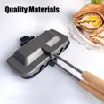 thumbnail image 3 of Hot Dog Pocket Maker, Double-Sided Flip Pocket Pan, Nonstick Sealed Sandwich & Hot Dog Toaster, Double-Sided Removable Sandwich Baking Pan, Flip Grill Pans, Portable Sealed Grill Pans (1 Pcs), 3 of 7