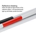 thumbnail image 3 of Noref Reflective Stick,Walking Stick,Folding Foldable Reflective Cane Crutch Portable Anti-Shock Guide Walking Stick for The Blind, 3 of 8