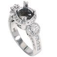 thumbnail image 1 of 1ct Diamond Antique 3 Stone Ring Solid 14K White Gold, 1 of 2