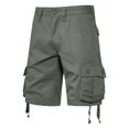 thumbnail image 1 of Styesk Mens Shorts Men's Pockets Cargo Pants Casual Button Classic Summer Short With Multi Pockets, 1 of 7