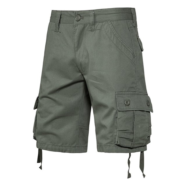 Styesk Mens Shorts Men's Pockets Cargo Pants Casual Button Classic Summer Short With Multi Pockets