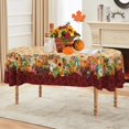 thumbnail image 5 of Fall Tablecloth Oval 52 x 70 Inch, Oval Fall Tablecloth, Autumn Pumpkin Thanksgiving Tablecloth Oval, Fall Oval Table Cover, 5 of 5
