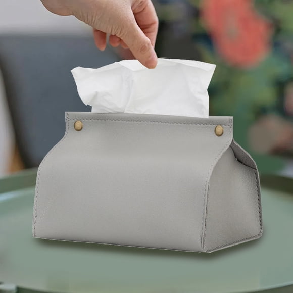 Fridja Christmas Clearance Tissue Box Leather Tissue Box Bedroom Living Room Desktop Tissue Organiser Home Tissue Sets