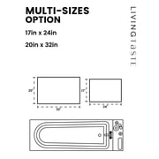 Ultra Soft Bath Rug-GREY