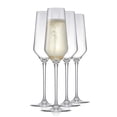 thumbnail image 1 of Layla Crystal Champagne Glasses - 6.7 oz - Set of 4, 1 of 7