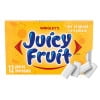 JUICY FRUIT, Fruits, gomme à mâcher, 12 morceaux, 1 emballage