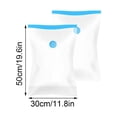 thumbnail image 2 of yilyih Sacs d'Espace Sacs de Rangement sous Vide,1 Pce Sac de Rangement sous Vide Gain de Place Compressé Voyage Réutilisable Grand-Économiseur,Sacs de Rangement sous Vide avec Pompe, 2 of 9