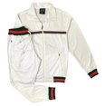 thumbnail image 1 of Ensemble 2 Pcs pour Homme : Veste de Jogging à Rayures de Mode Active StarLight et Pantalon de Survêtement, 1 of 2