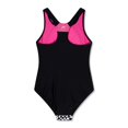 thumbnail image 2 of Speedo Girl's UV Protection Sport Splice Printed One Piece Swimsuit - Anthracite, Size 7, 2 of 2