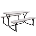 thumbnail image 4 of Costway Picnic Table Bench Set Outdoor Backyard Patio Garden Party Dining White, 4 of 9