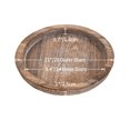 thumbnail image 2 of Versatile Circular Design Multipurpose Decorative Tray, Handcrafted Distressed Finish For A Timeless Farmhouse Feel, 2 of 6