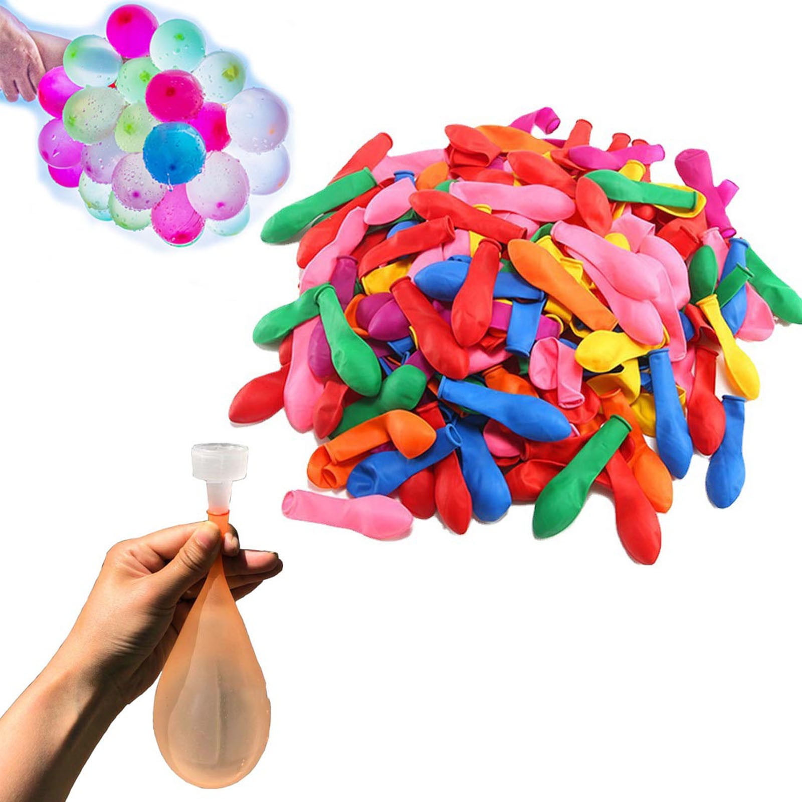 Lot de 6 ballons à eau réutilisables rechargeables Water Wubble