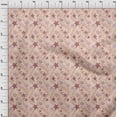 thumbnail image 4 of oneOone Cotton Poplin Dark Beige Fabric Beach Seashell Craft Projects Decor Fabric Printed By The Yard 56 Inch Wide, 4 of 4
