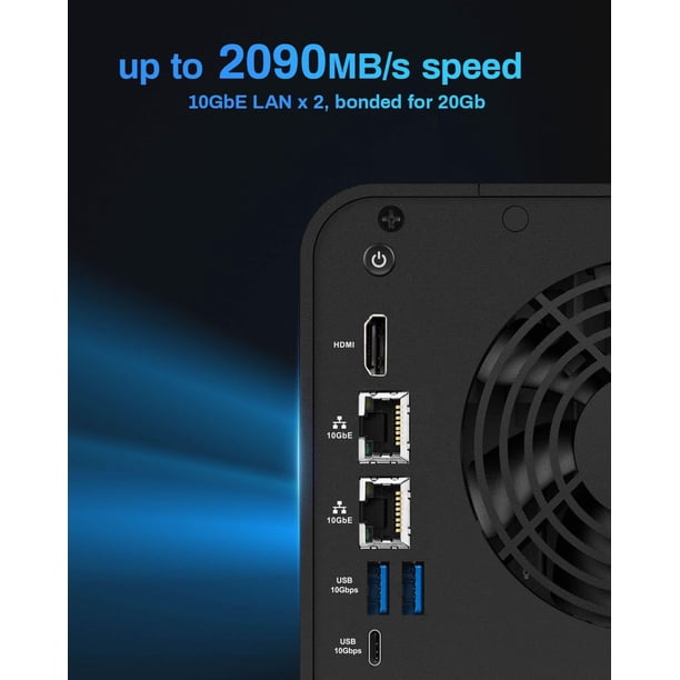 TERRAMASTER F6-424 Max NAS Storage - 6Bay Core i5 1235U 10-Cores