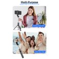 thumbnail image 4 of Tripod Extendable Selfie Stick Tripod for Phone . Length 67.2cm/26.5in with Detachable Phone Clip Remote Shutter Phone Tripod for Vlog Selfie Live Streaming Group Photo Video, 4 of 7