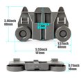 thumbnail image 2 of (4 Packs)W10195417 UPGRADED Dishwasher Wheels Lower Rack for kenmore whirlpool, 2 of 5