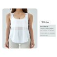 thumbnail image 2 of Women Vest Sleeveless U Neck See Through Loose Summer Split Tops, 2 of 4