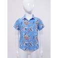 thumbnail image 3 of Jowowha Chemises Décontractées d'Été pour Petits Garçons Aloha Luau Col Rabattu Hauts Tropicaux Type H 120, 3 of 7