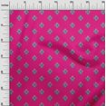 thumbnail image 2 of oneOone Polyester Lycra Fabric Floral Block Print Sewing Fabric BTY 56 Inch Wide, 2 of 4