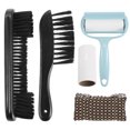 thumbnail image 1 of Unique Bargains Pool Table Cleaning Brush Set Table Brush Rail Brush Cue Cleaning Cloth Sticky Lint Roller Spare Core Black, 1 of 7