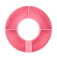 thumbnail image 2 of Liquidation! Plateau à Collations à 4 Compartiments, Plat de Service Réutilisable et Multifonction, Organisateur de Collations Pratique et Rapide, Assiette à Collations Divisée pour Fêtes et Événements, 2 of 4