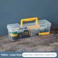 thumbnail image 1 of Meitianfacai Boîte à Outils Transparente et Portable - pour la Fourniture d'Art, le Rangement d'Artisanat Ou d'Outils, Gain de Place, Écologique et Durable, Convient à la Famille, aux Voyages et à Divers Projets, Amateurs d'Art, 1 of 9