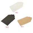 thumbnail image 3 of 100pcs Label Kraft Paper Blank Hang hanging tags Tags Christmas Wedding Party Favor Notes Solid Gift Card, 3 of 9