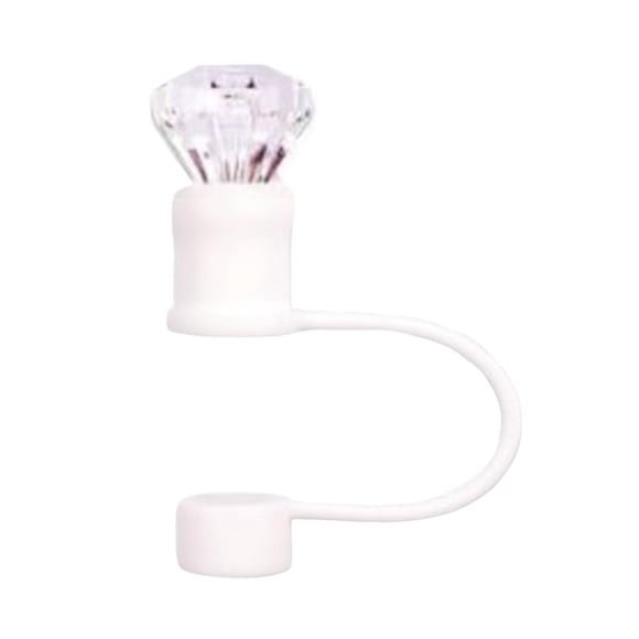 Straw Cover for Cups 10mm Reusable Silicone Straw Cover with Protective Shield and Cute Colored Accessories for Straw and Party Use
