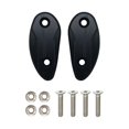 thumbnail image 1 of 2x Mirror Block Off Plates Aluminum Easy to Install for CBR1000rr black, 1 of 9