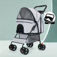 thumbnail image 1 of Pet Trolley Dog Trolley Foldable Pet Stroller, Lightweight Pet Trolley, Outdoor Small And, 1 of 4