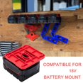 thumbnail image 2 of 5PCS Battery Holder, for 18V Battery, Battery Wall Mount Dock Holder Storage, 2 of 8