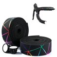 thumbnail image 1 of Vélo Guidon Bande Vélo Poignée Wrap 2Pcs Vélo Guidon Ruban Lignes Colorées Poignée Barre Ruban Anti Glissement Vélo Poignée Wraps Route Vélo Guidon Ruban, 1 of 8